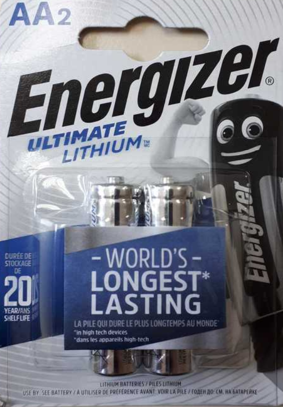 Batteries AA 1.5V 3Ah Lithium