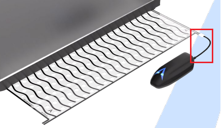 Connection cable with a length of 182.88 cm for the Noah leak sensor to the membrane